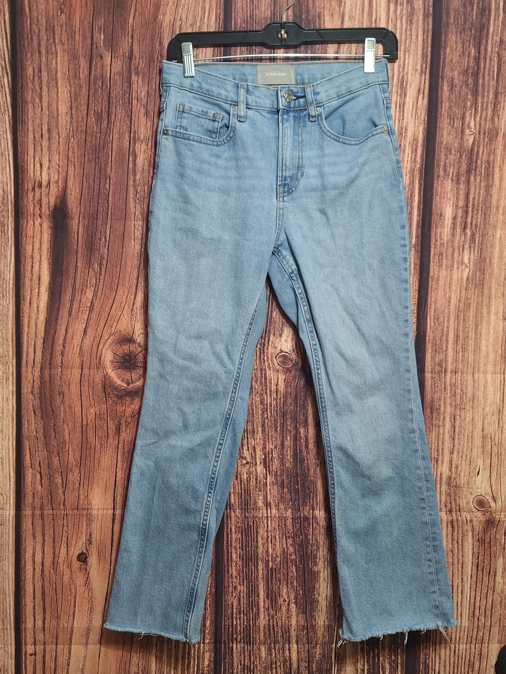 Everlane Light Blue Cropped Straight Jeans Size 26